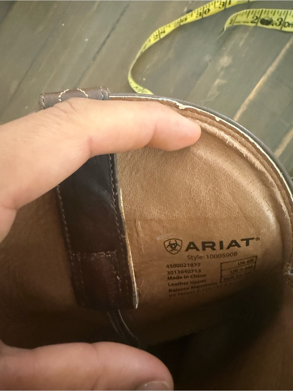 Brown Leather Embroidered Cowboy Boots 6. - Picture 9 of 11